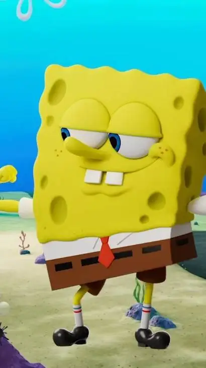 ai character: big guy sponebob background