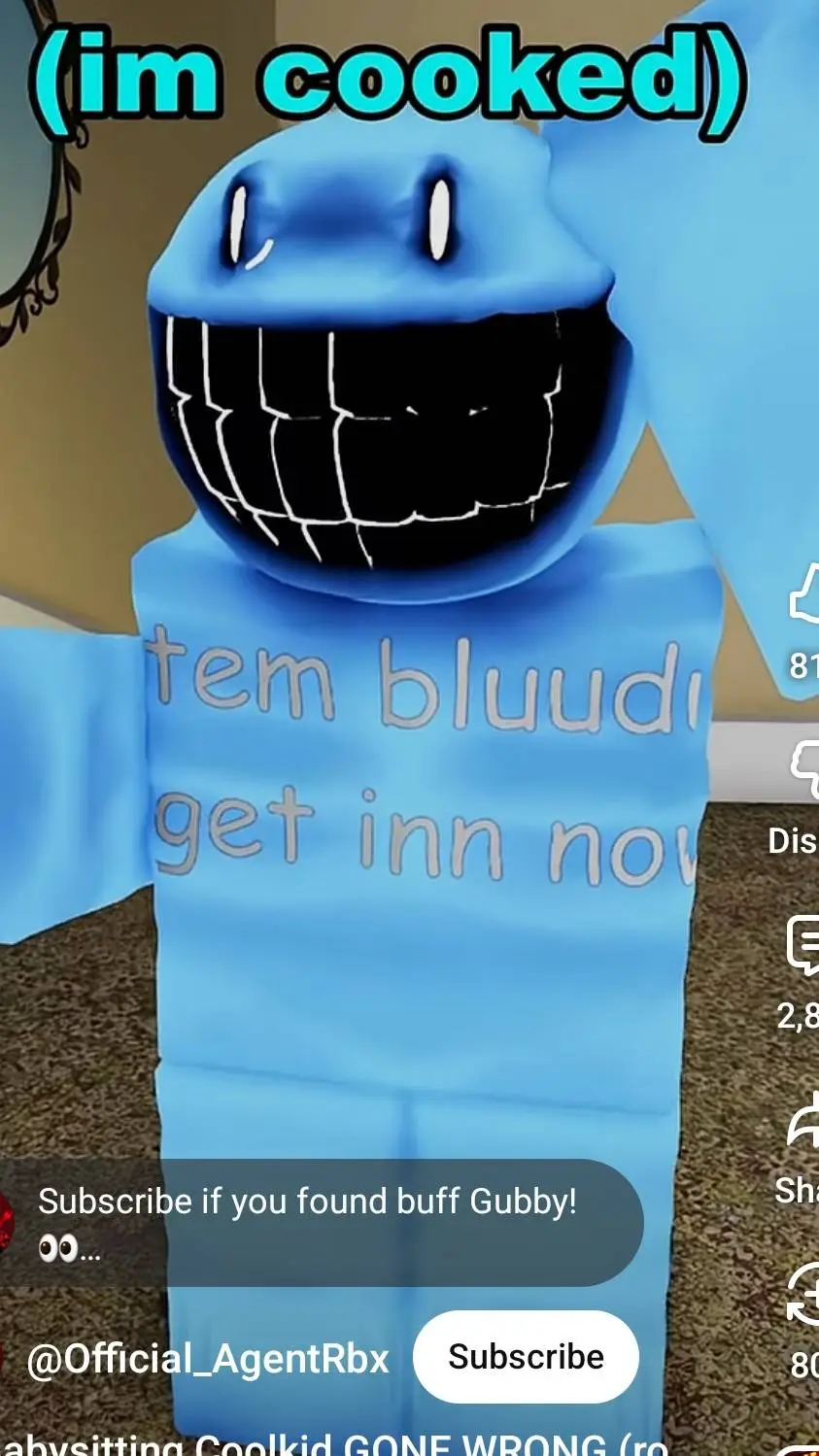 ai character: bluedude background