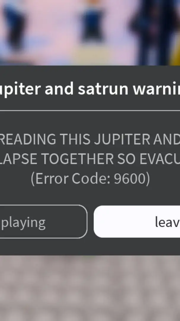 ai character: error code 9600 background