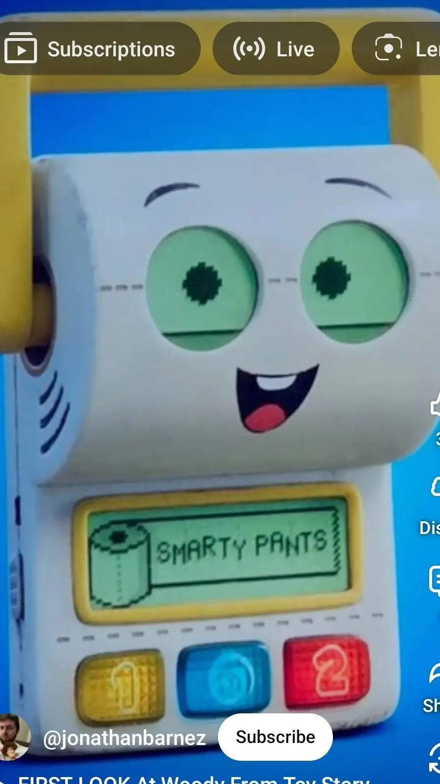 ai character: smarty pants background