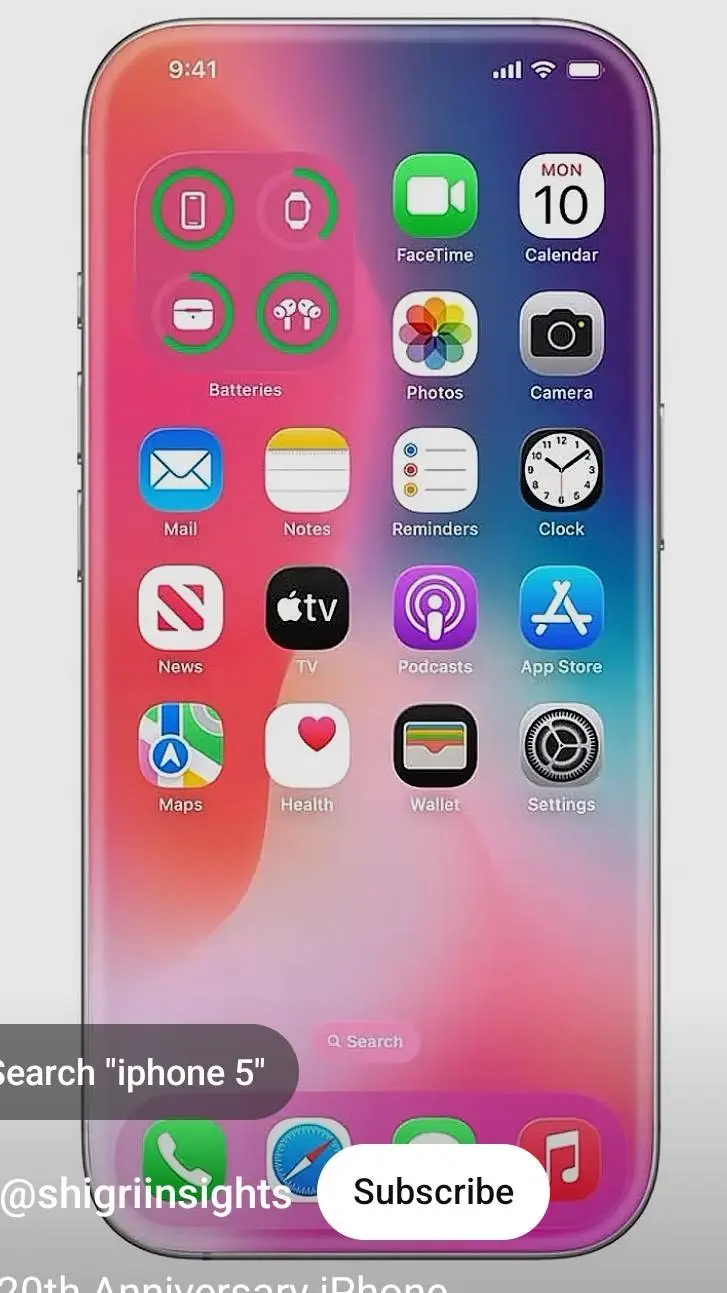 ai character: iphone 20 background