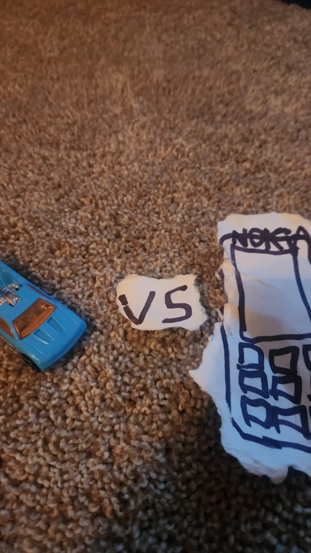 ai character: car vs nokia background