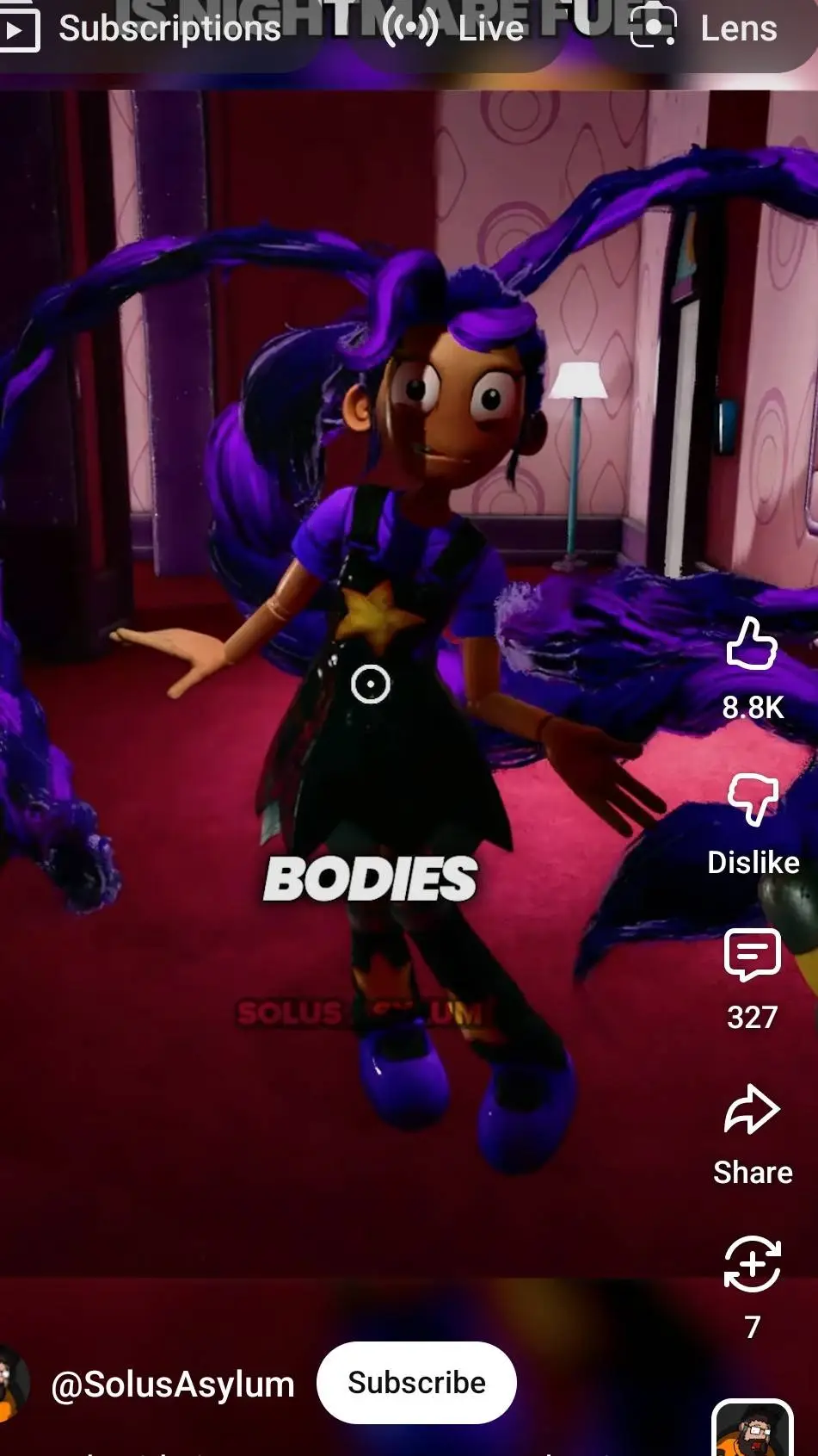 ai character: lily lovebraids background