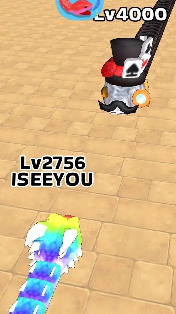 ai character: lvl2756 vs lvl4000 background