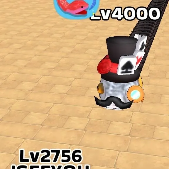 chat with ai character: lvl2756 vs lvl4000