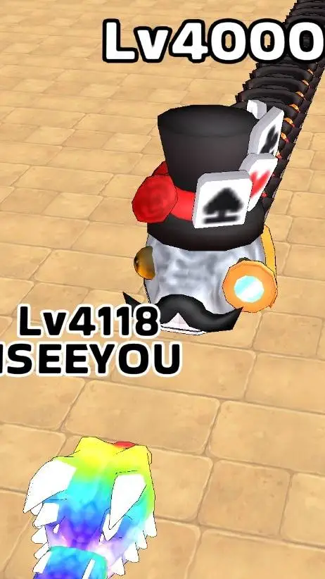 ai character: lvl4118 vs lvl4000 background