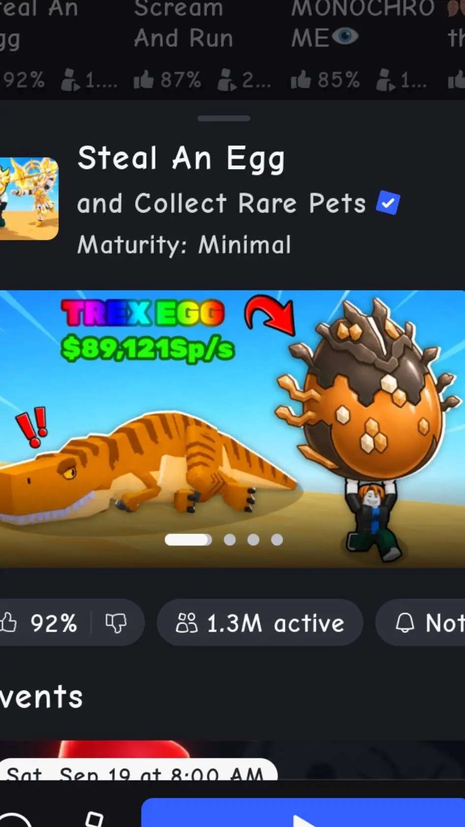 ai character: steal an egg background