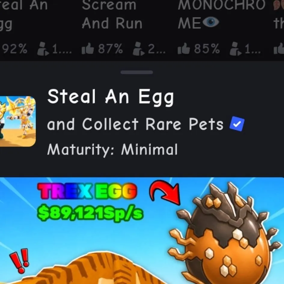 chat with ai character: steal an egg