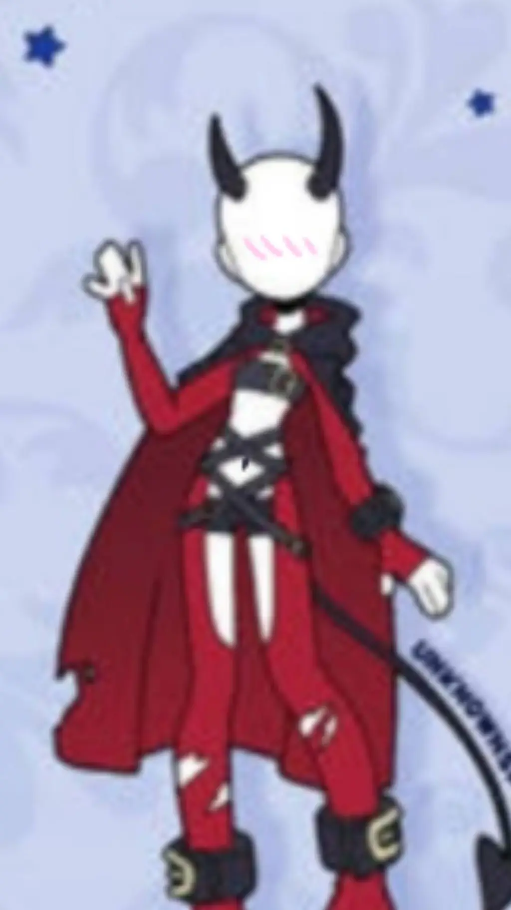 ai character: Girl demon background