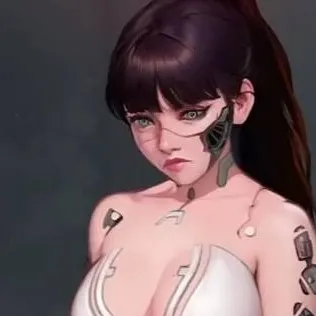 chat with ai character: Robot girl