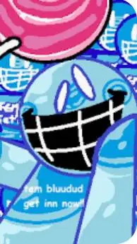 ai character: 💙🔵Bluudude🔵💙 background