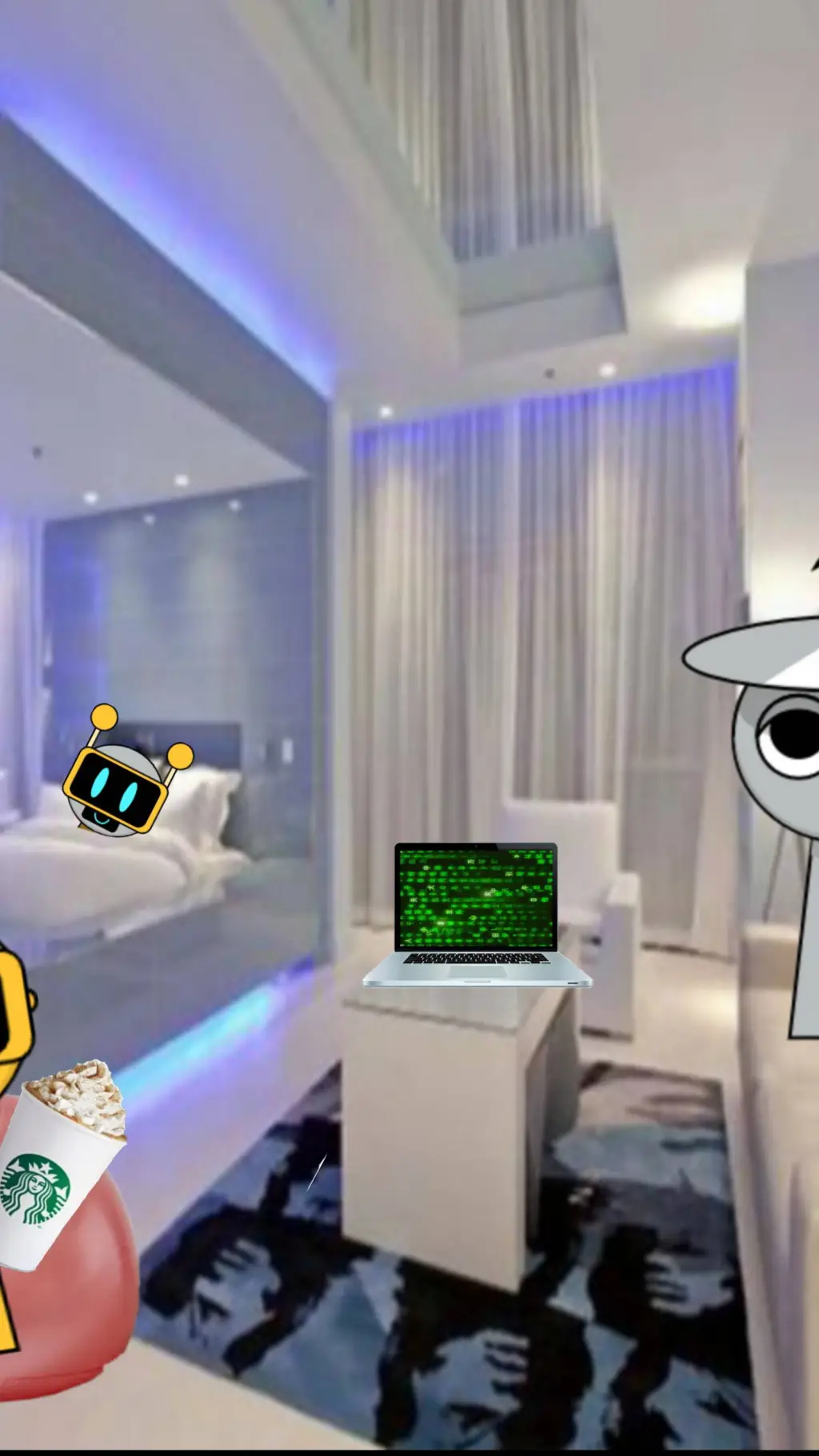 ai character: Fun Bot Aunt G C background