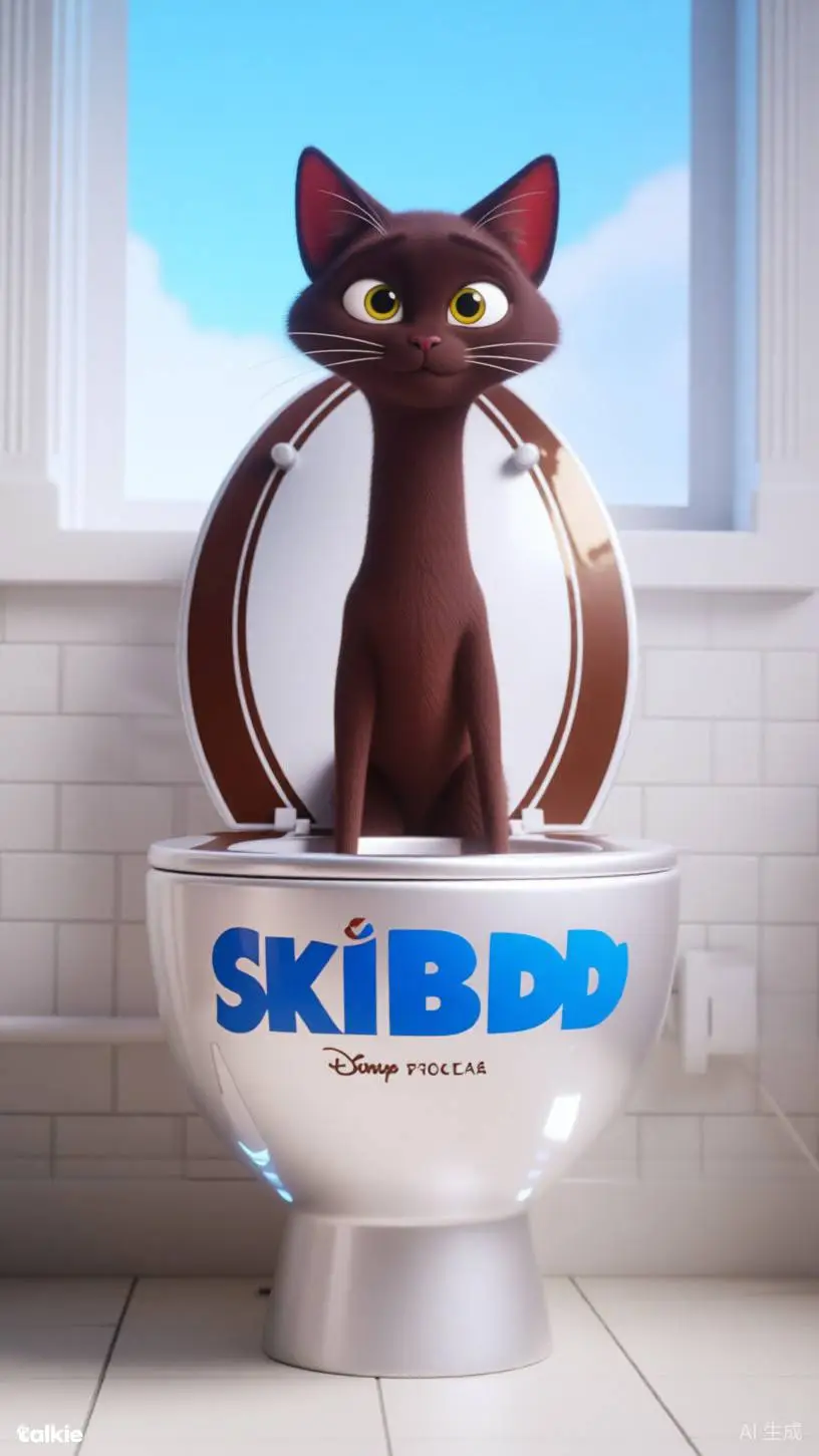 ai character: chocolate Disney background