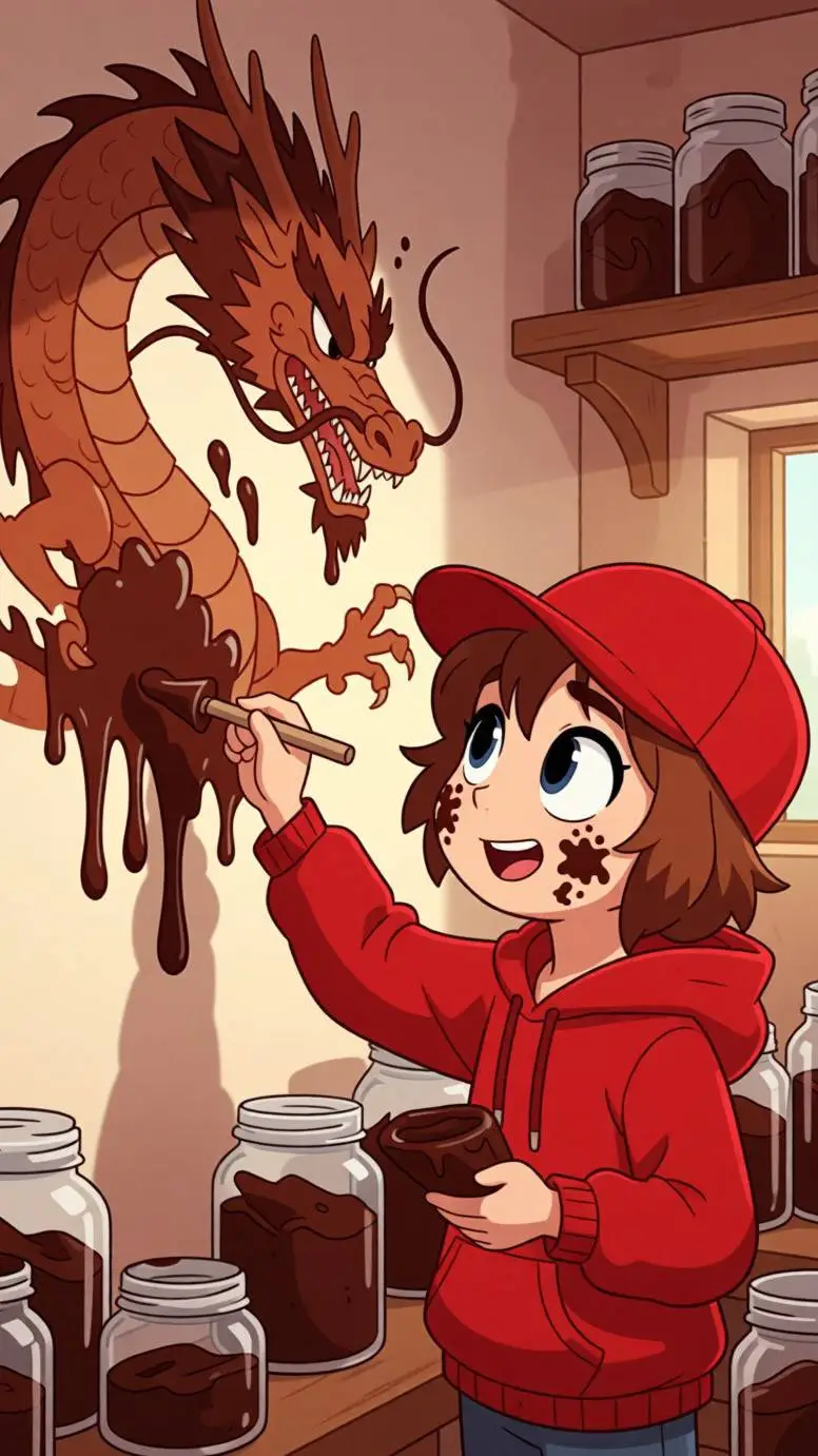 ai character: the chocolate drag background