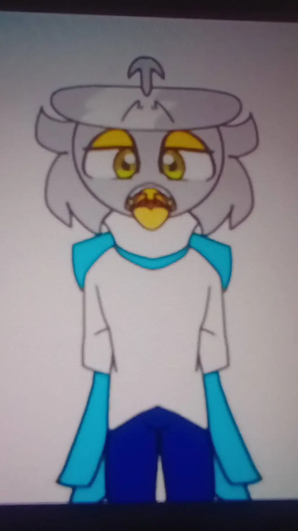 ai character: Clukr vore background