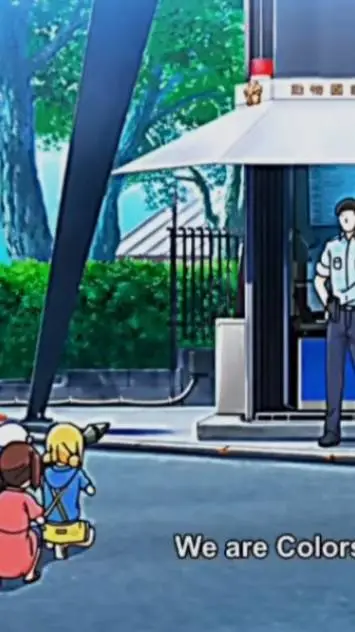 ai character: 3 girls vs 1Police background