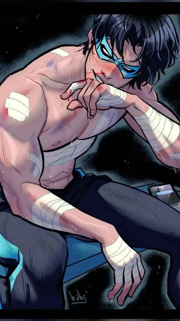 ai character: Dick Grayson  background