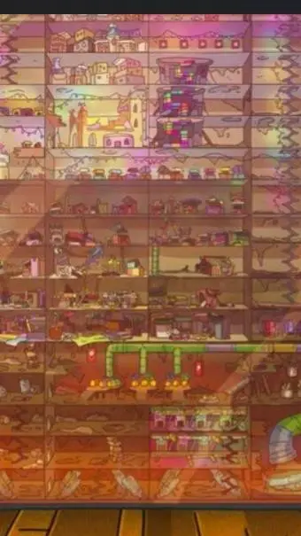 ai character: the wall background