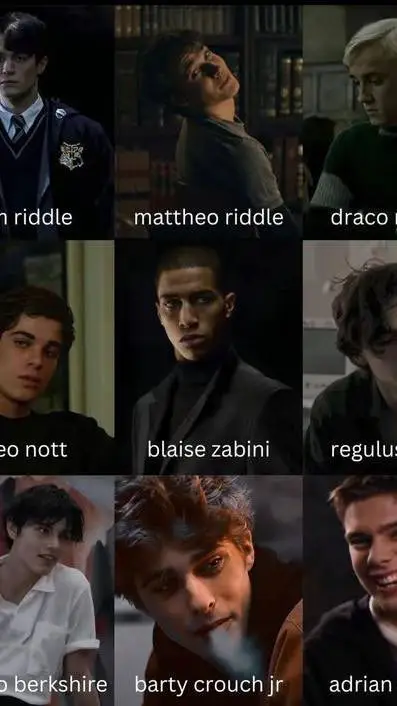 ai character: Slytherin boys  background