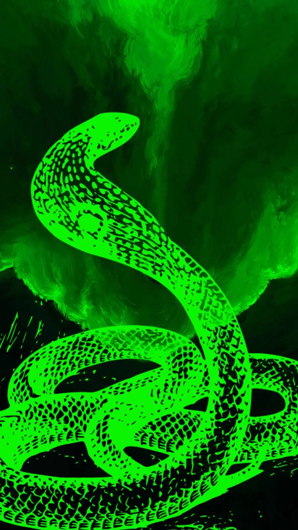ai character: Slytherin gang 🐍🍏💚 background