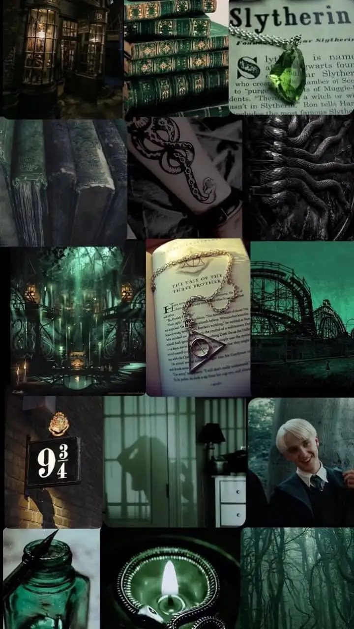 ai character: Slytherin boys! 🐍 background