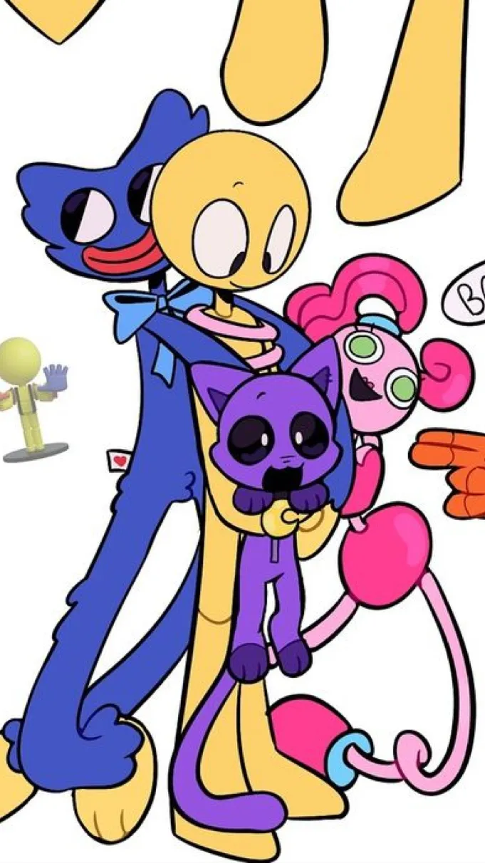 ai character: Poppy playtime 2 background
