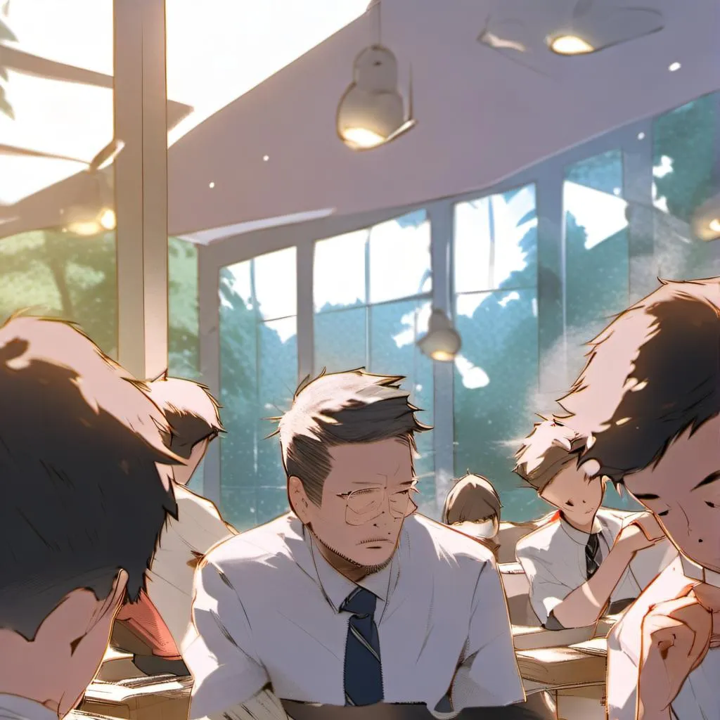 chat with ai character: school