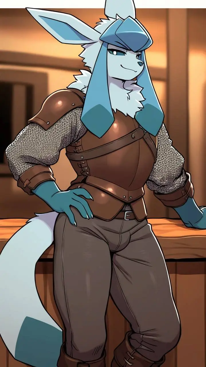 ai character: Felix the Glaceon  background