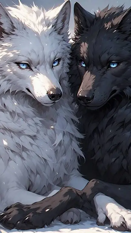 ai character: wolf live 🐺🐺 background