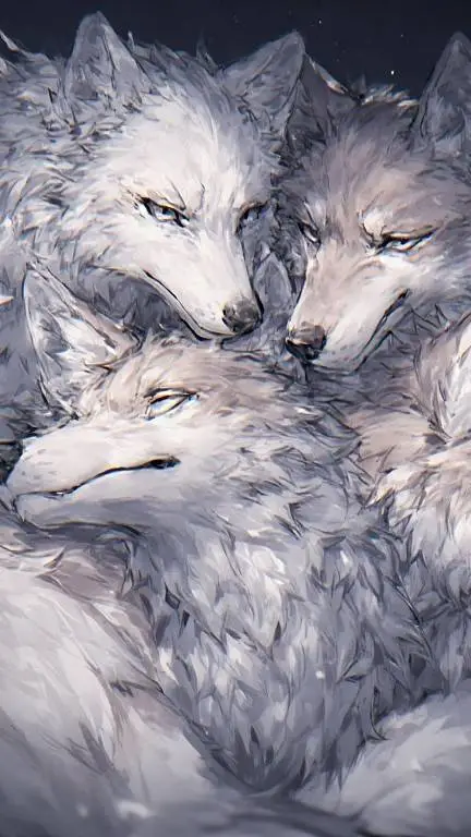 ai character: wolf family background