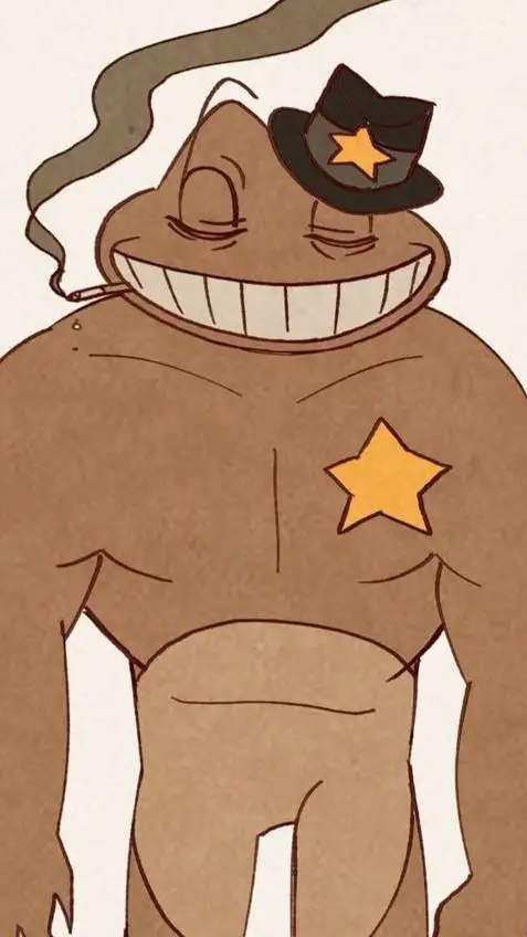 ai character: Sheriff Toadster  background