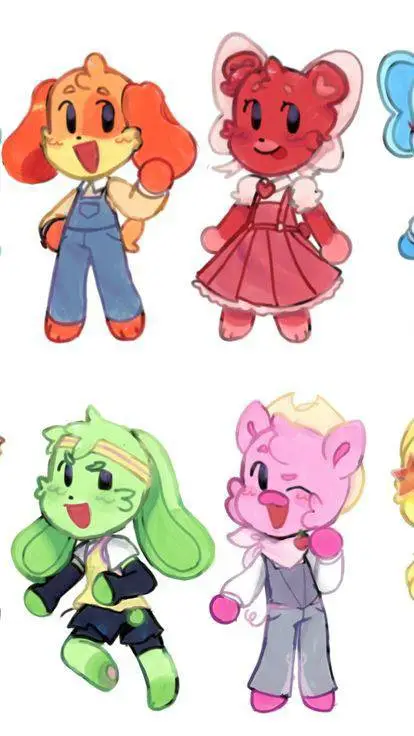 ai character: S.C kids! background