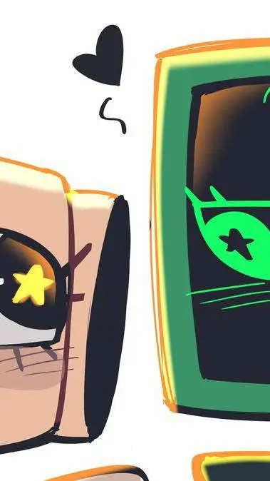 ai character: Shellvision- Vee!  background