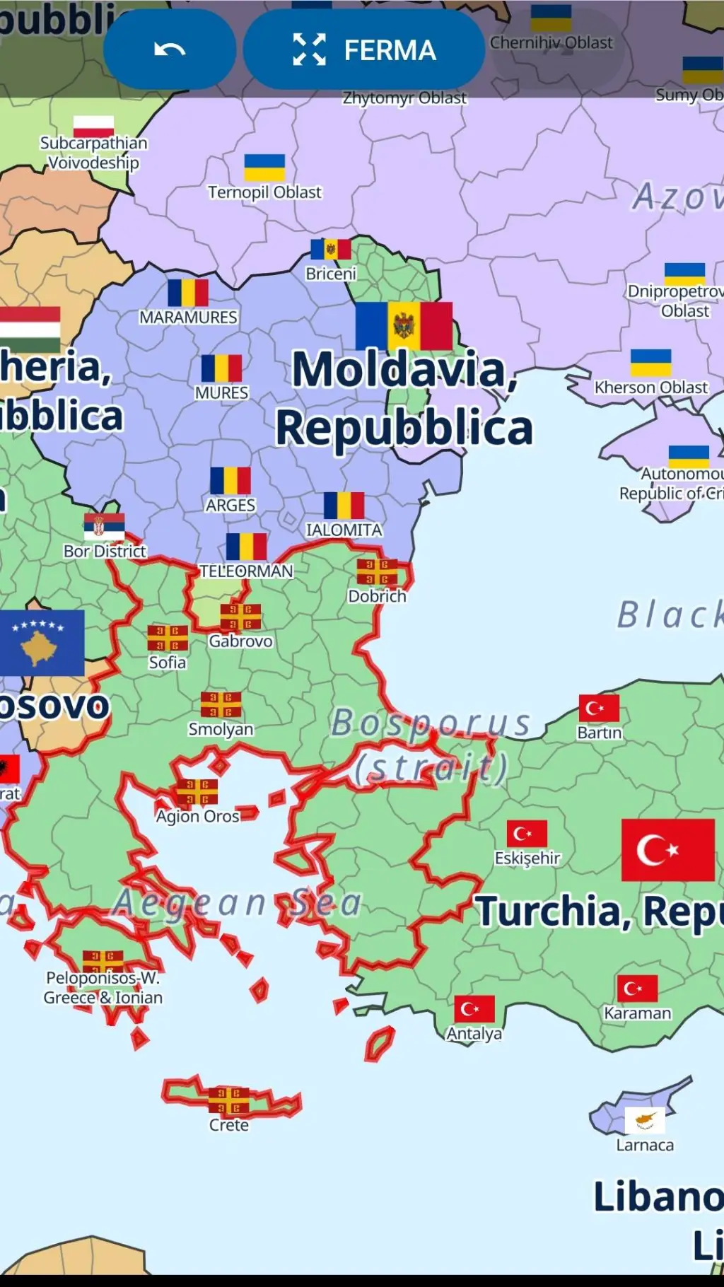 ai character: Byzantine empire background