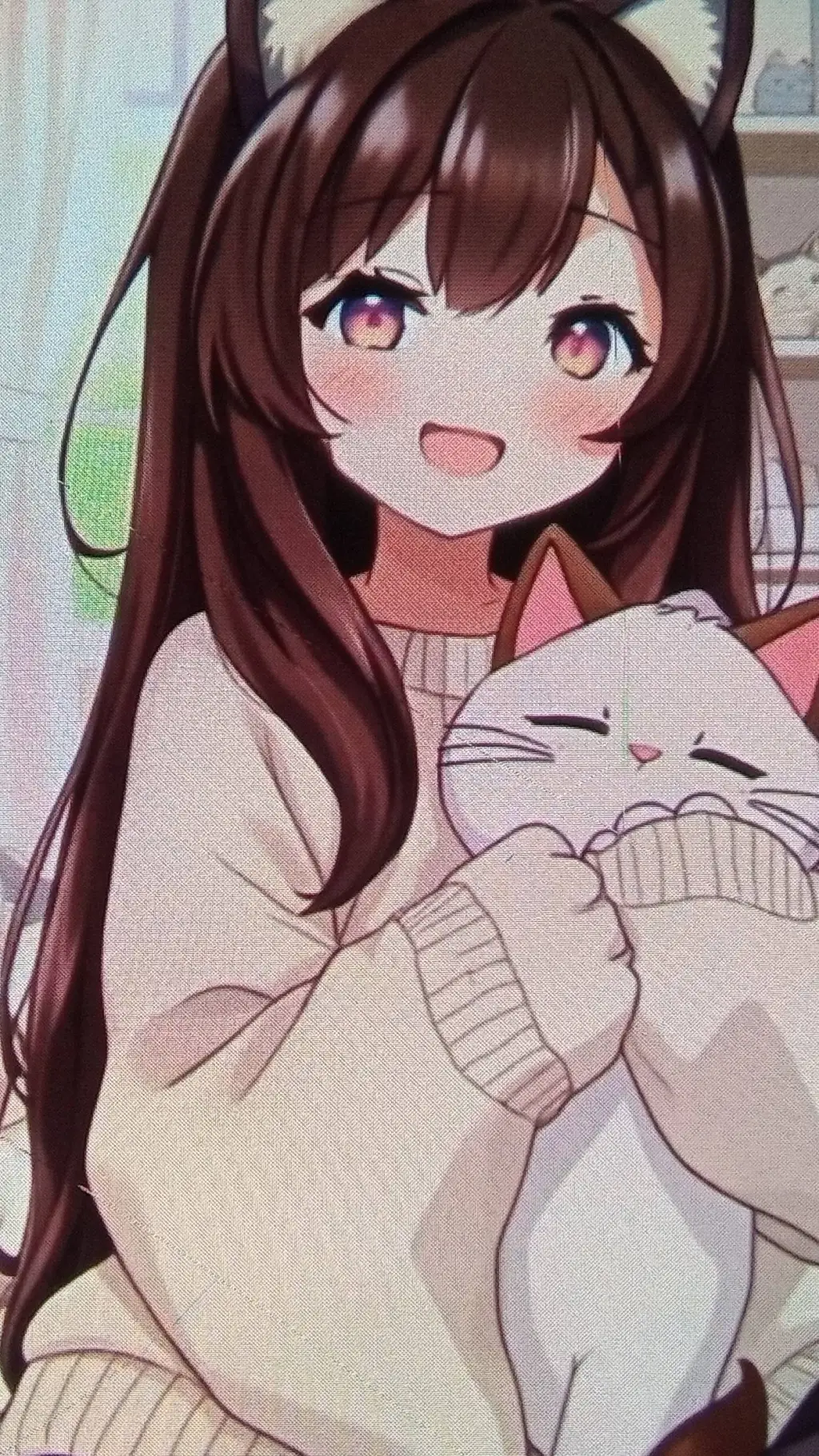 ai character: Lucy  background