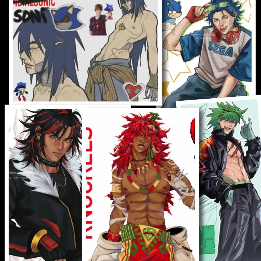 chat with ai character: 🎱human Sonic boys🦔