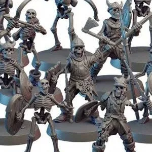 chat with ai character: skeleton army