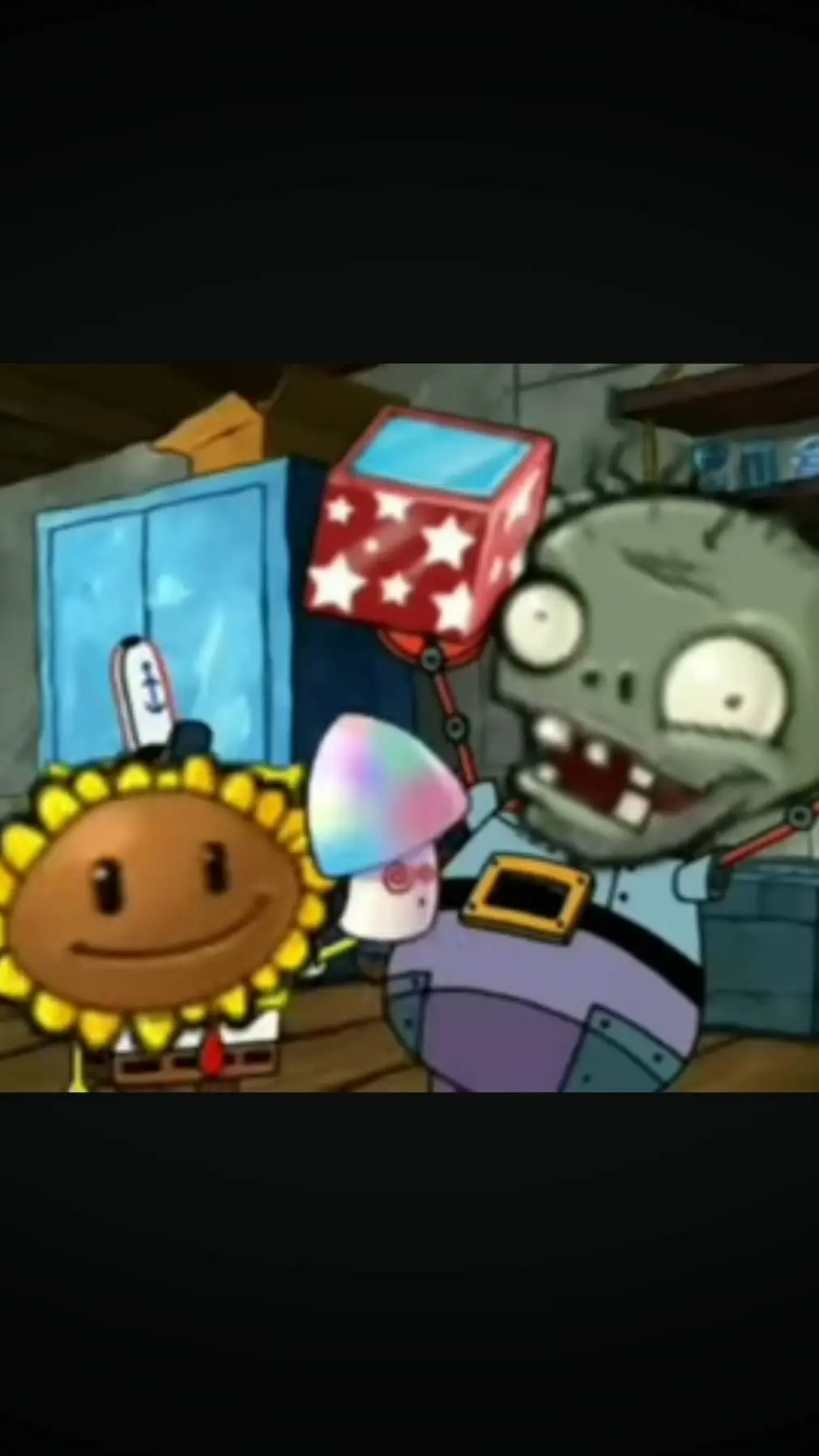 ai character: pvz meme background
