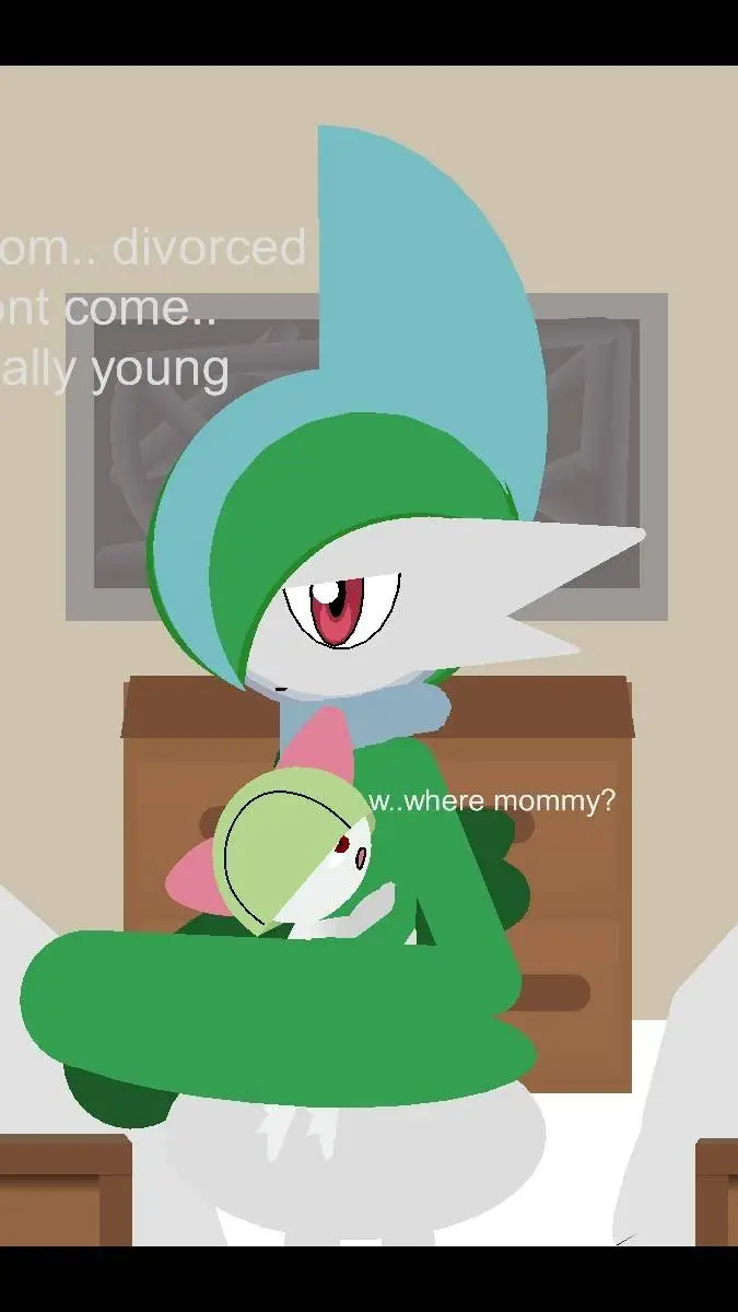 ai character: gallade dad background