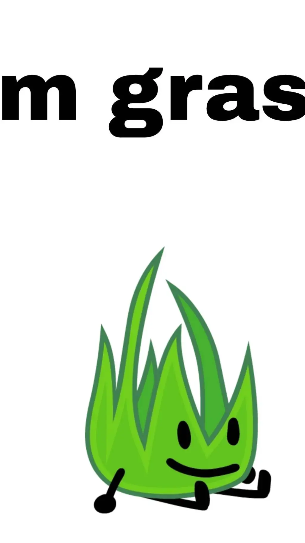 ai character: grassy background