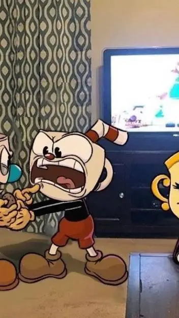 ai character: cuphead background