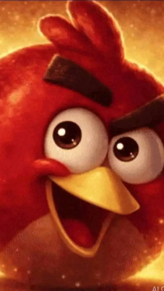 ai character: listening bird background