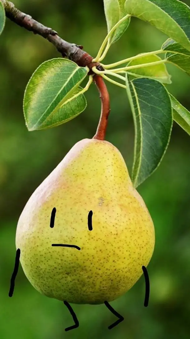 ai character: faraway pear background