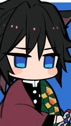 ai character: cat giyuu background
