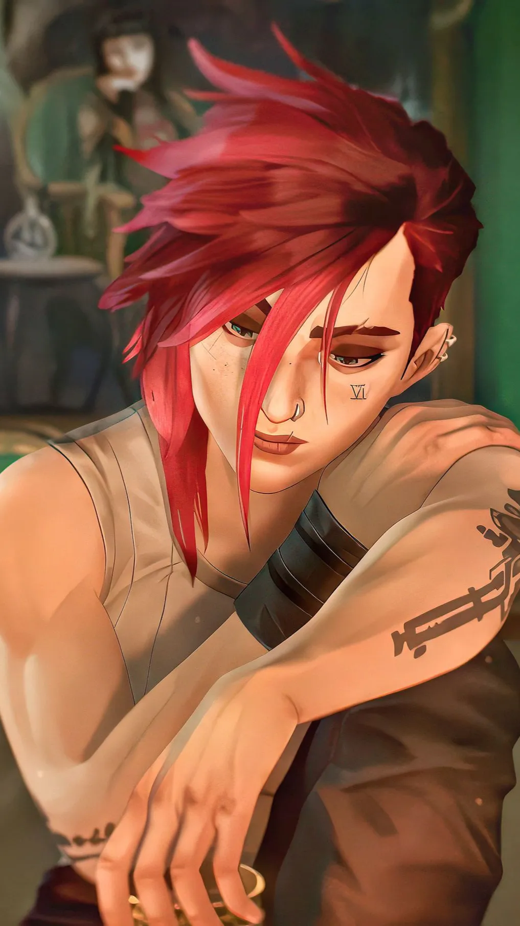 ai character: Vi background