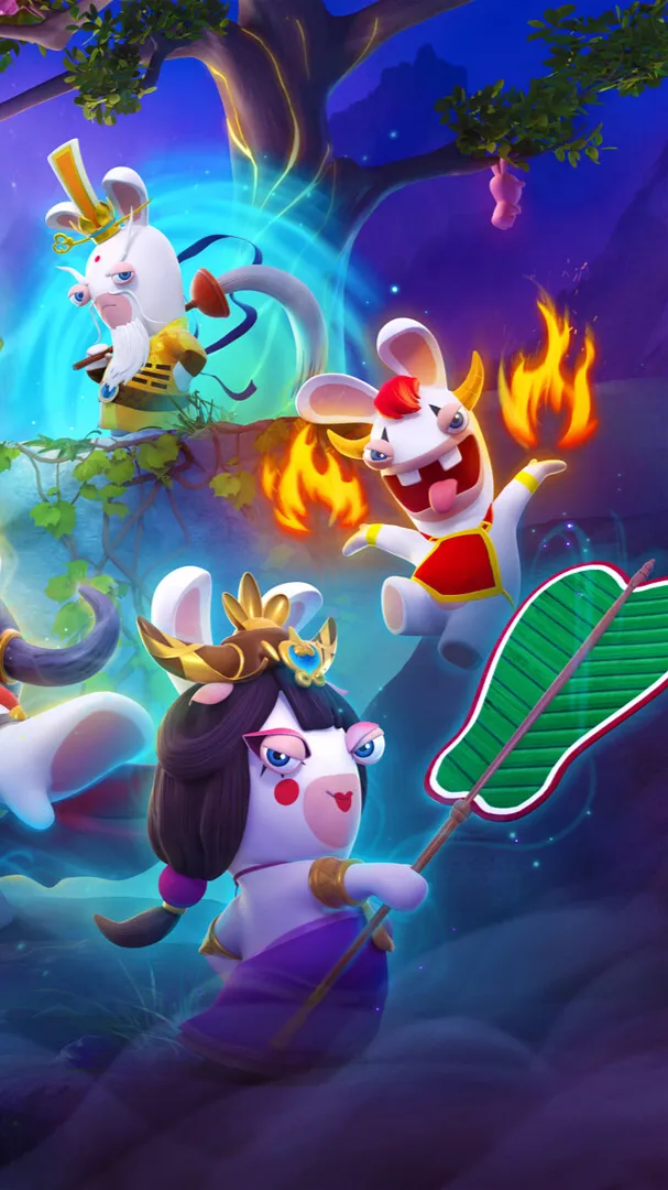 ai character: Rabbid's Party background