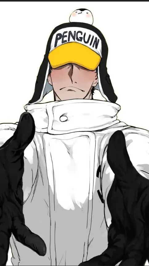 ai character: penguin  background
