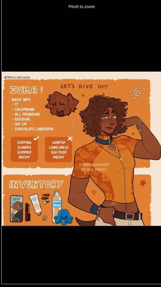 ai character: zuma  background
