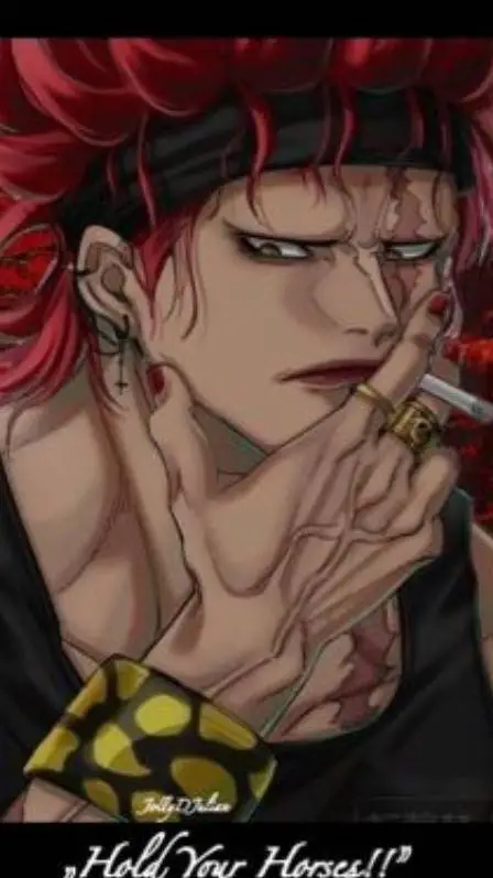 ai character: Eustass kidd background