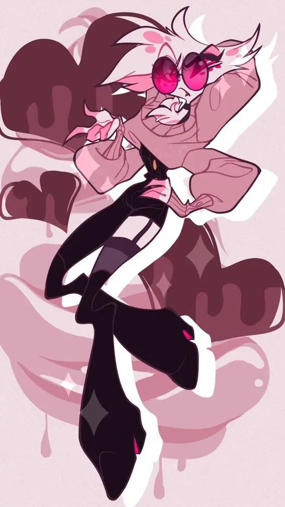 ai character: Angel Dust background